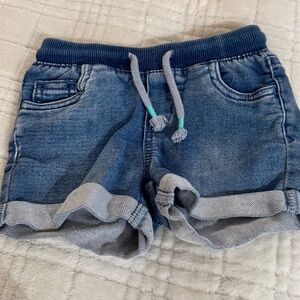 Blue Denim Kids Shorts